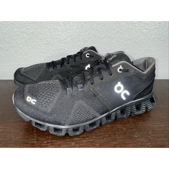 On Cloud X Shoes Womens US 9.5 Black Running Athletic Sneakers 40.99701 - Picture 1 of 11